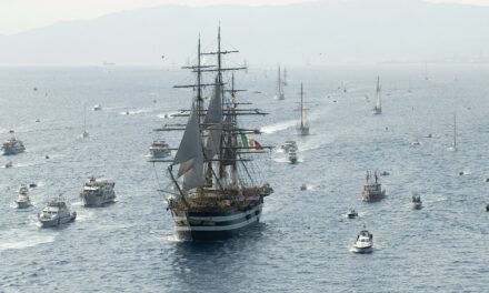 Setting off with Amerigo Vespucci in July to showcase Italian wine around the globe.