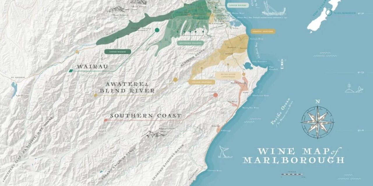 Charting the Vines: Marlborough Introduces Detailed Wine Map for Greater Understanding of its Subregions